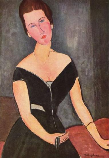 Amedeo Modigliani Portrat der Frau van Muyden Sweden oil painting art